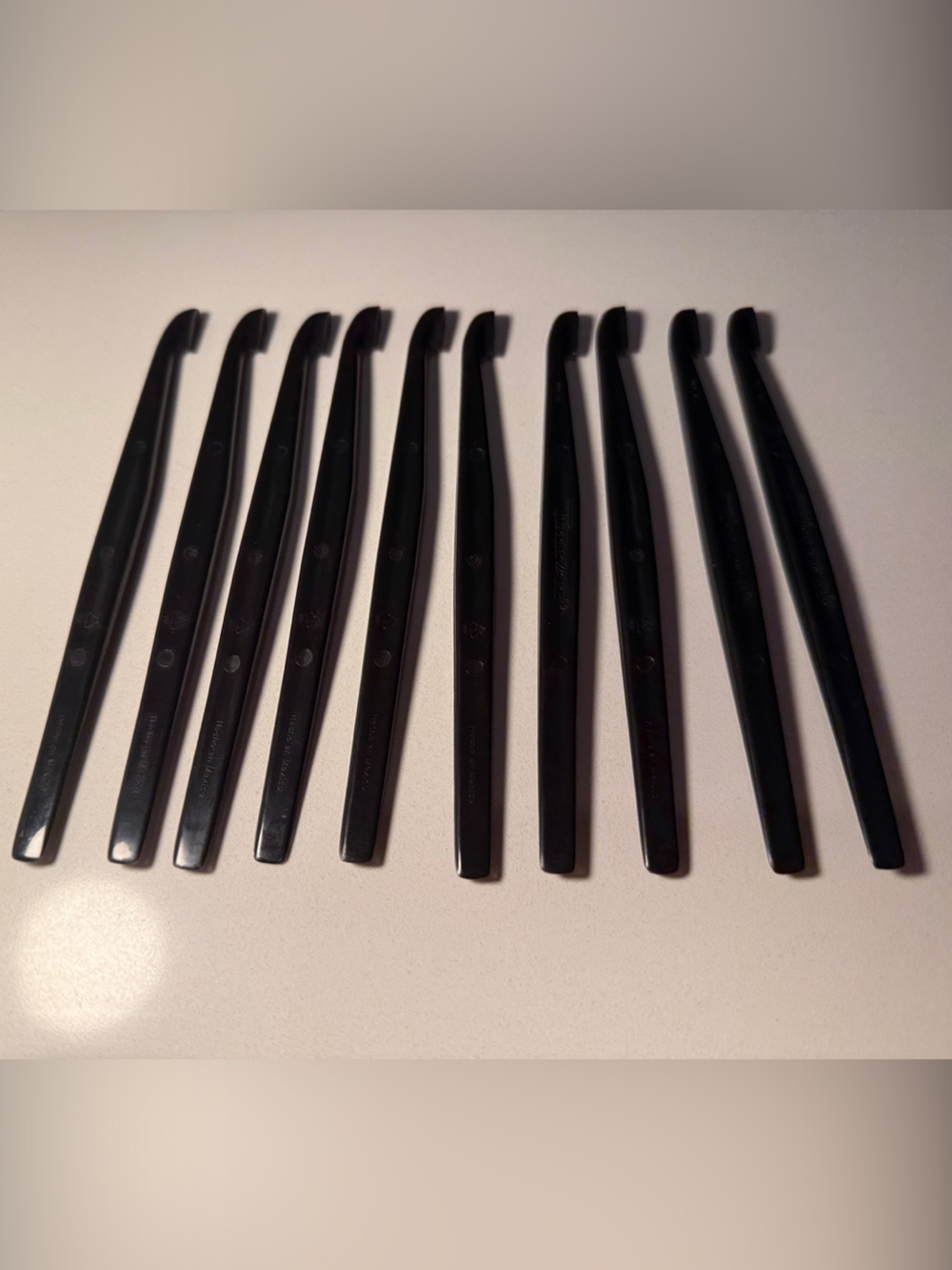 Tupperware black citrus peelers - Pack of 10 in original packaging